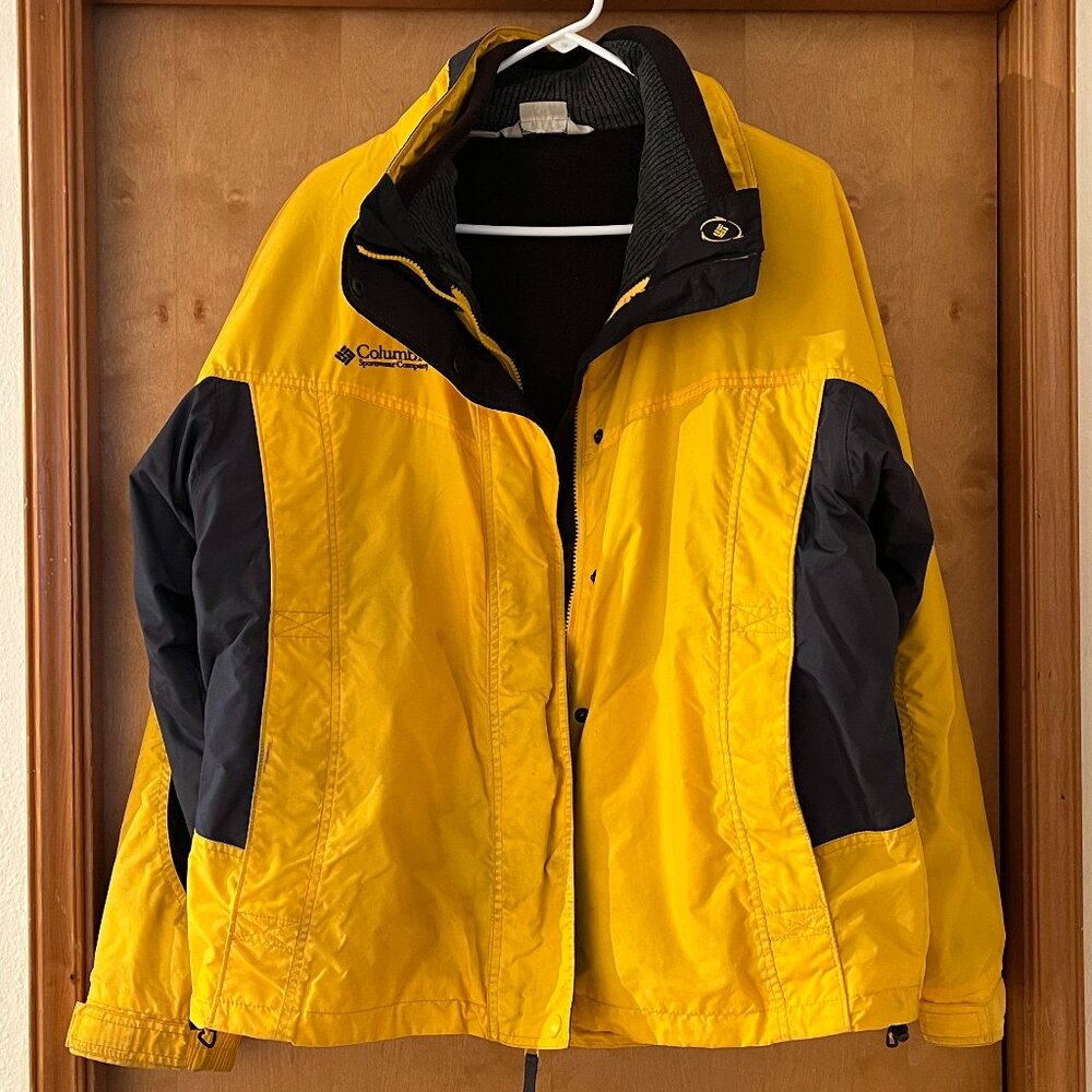 Vintage Fleece-lined Columbia Bugaboo Ski / Snow Jacket  (Women's size XL)